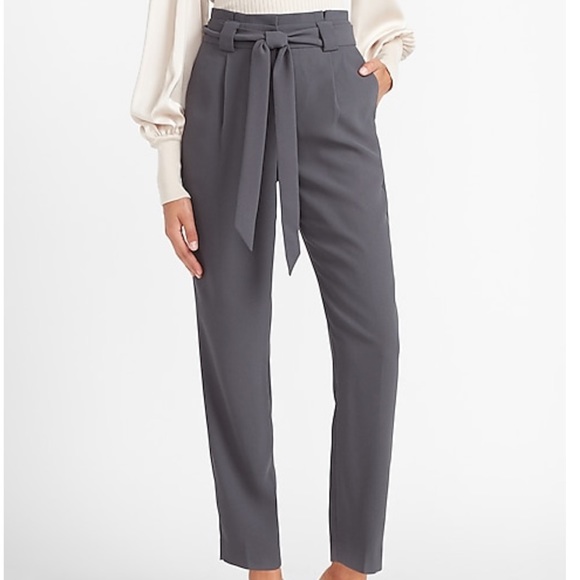 Express Pants - COPY - EXPRESS black high waisted ankle pants